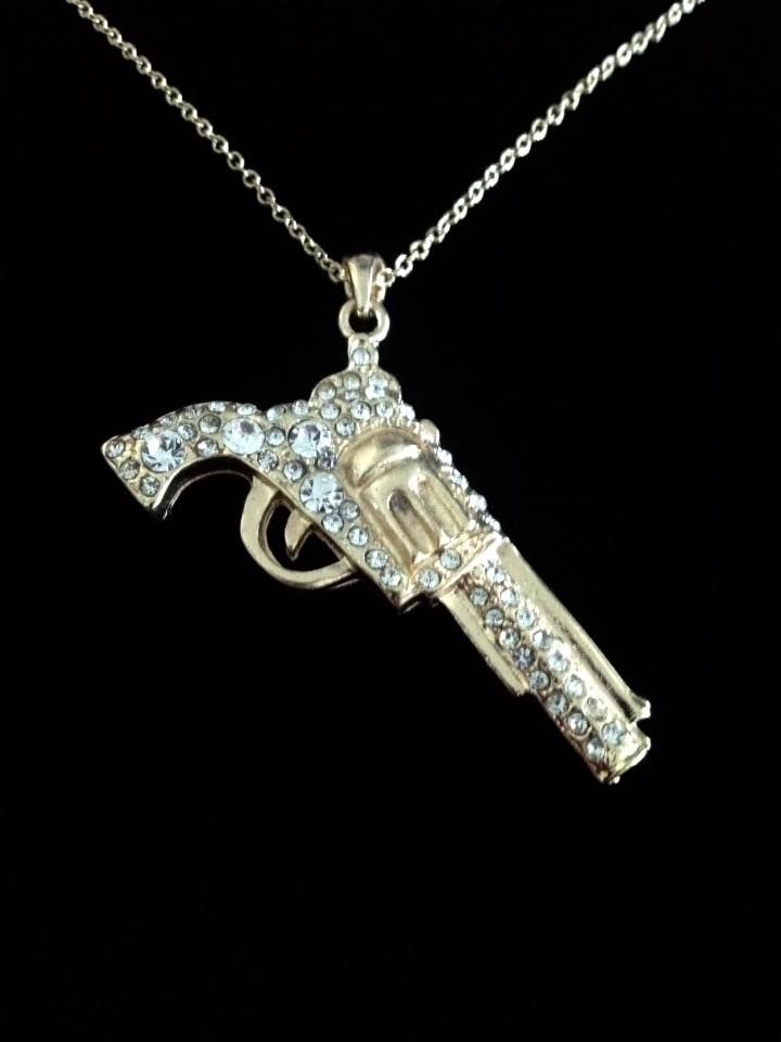 No.30 Gold Gun Necklace