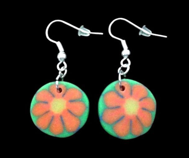 *No.233 Flower Charm Earrings