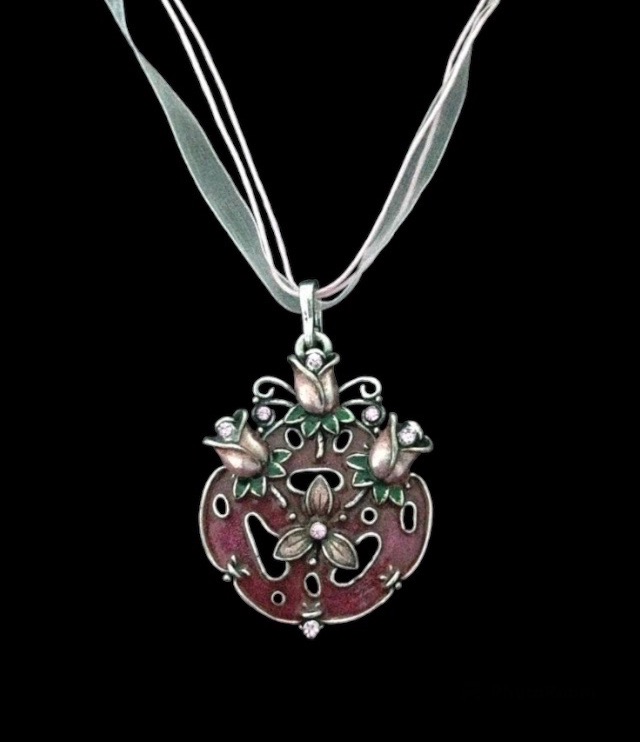 No.3 Pink Flower Necklace