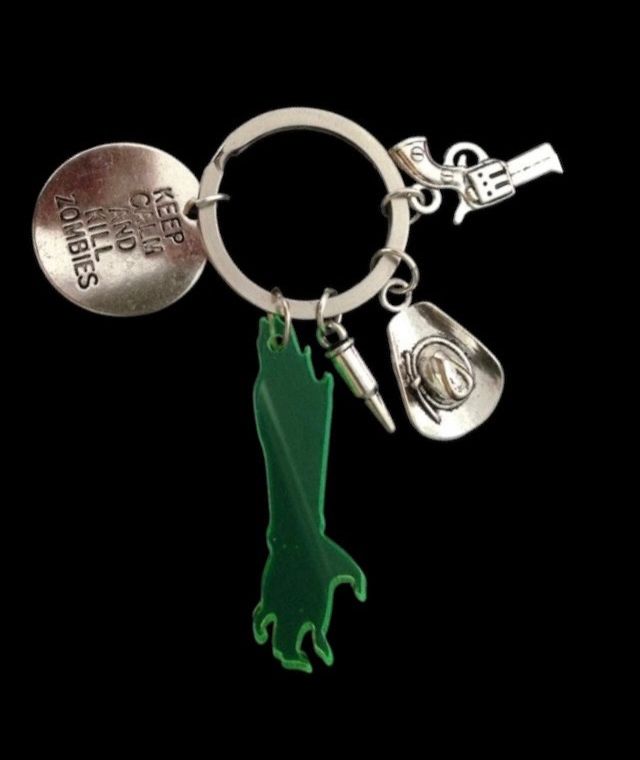 No.1511  Gun, Zombie Arm and Stetson Keyring