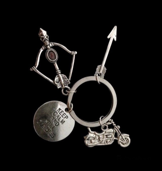 No.1521 Bike, Arrow and Crossbow Keyring