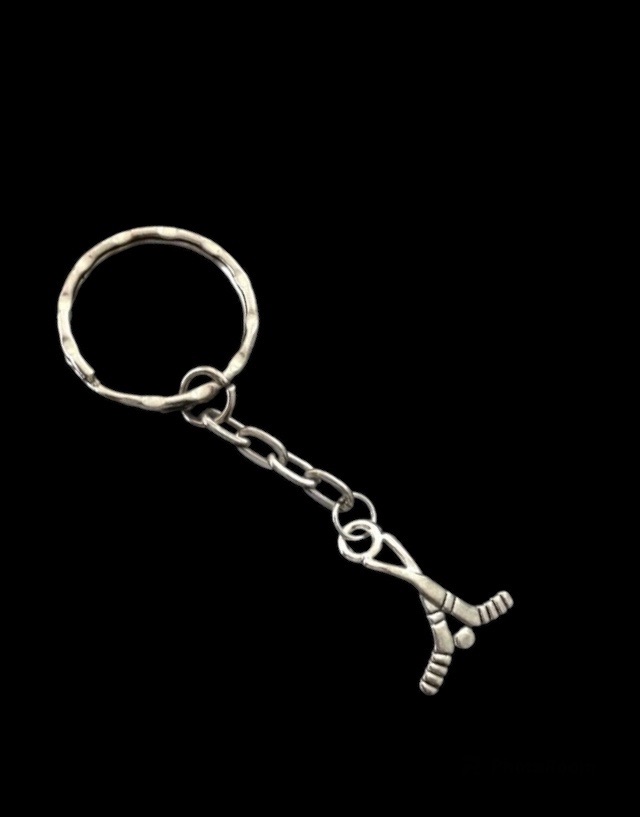 No.27 Hockey Sticks and Ball Keyring