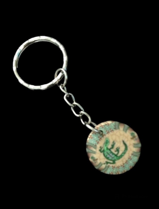 No.50 Lizard Charm Keyring