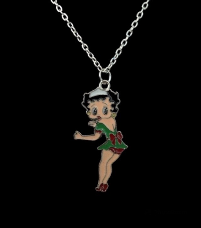 No.207 Multicoloured Betty Boop Necklace