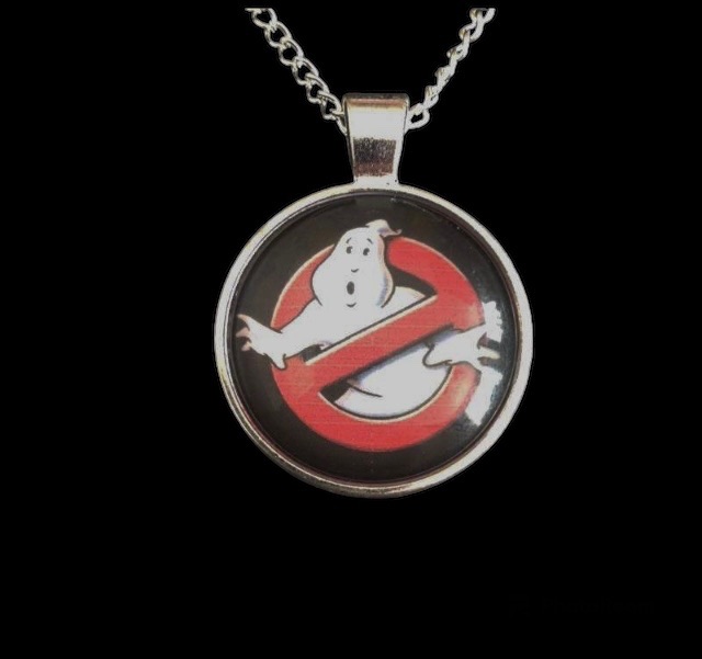 No.24 Crossed Out Ghost Necklace