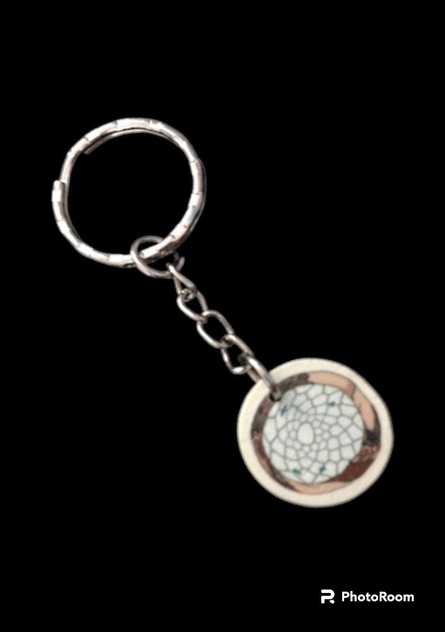 No.55 Multicoloured Charm Keyring