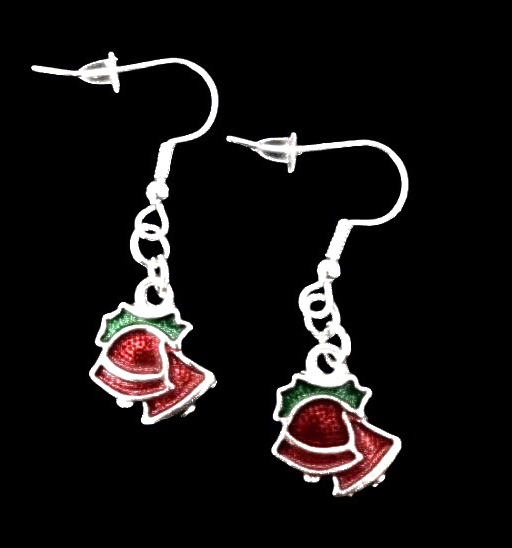 *No.1114 Mini Christmas Bell Earrings