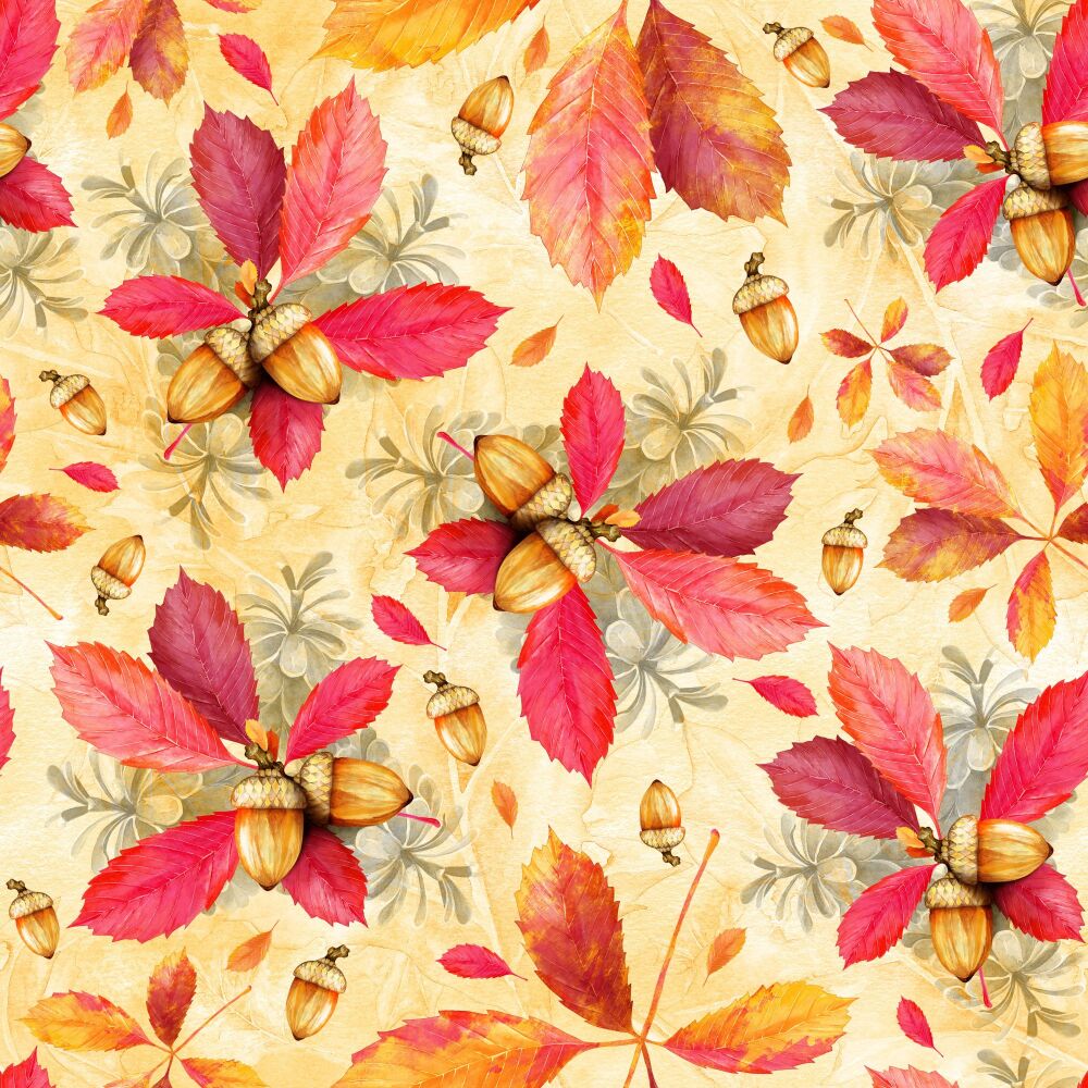 Autumn Leaves Card Design