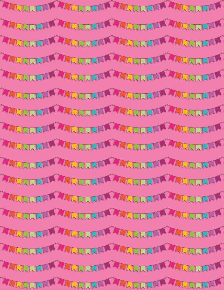 Multicoloured Birthday Card Design