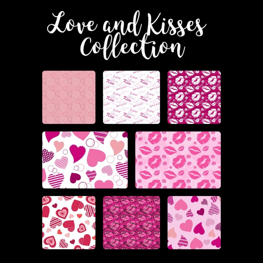  Love and Kisses Valentines Day Collection Snap Bar Boxes (Made to Order)