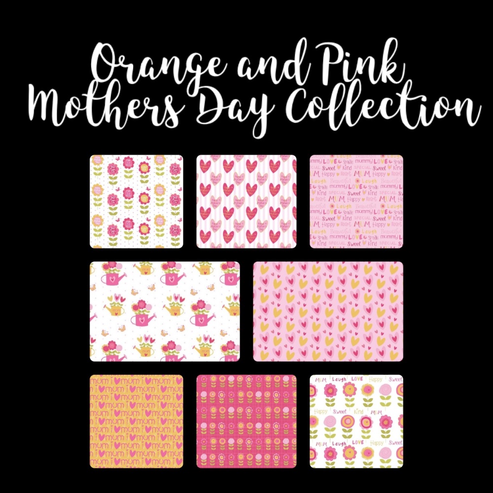   Mother&rsquo;s Day Orange and Pink Collection Snap Bar Boxes (Made to Order)