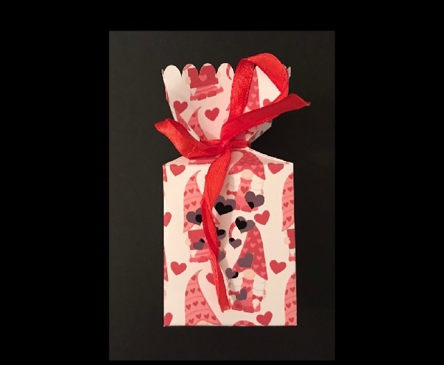 Large Cracker Box with Hearts (Made to Order)