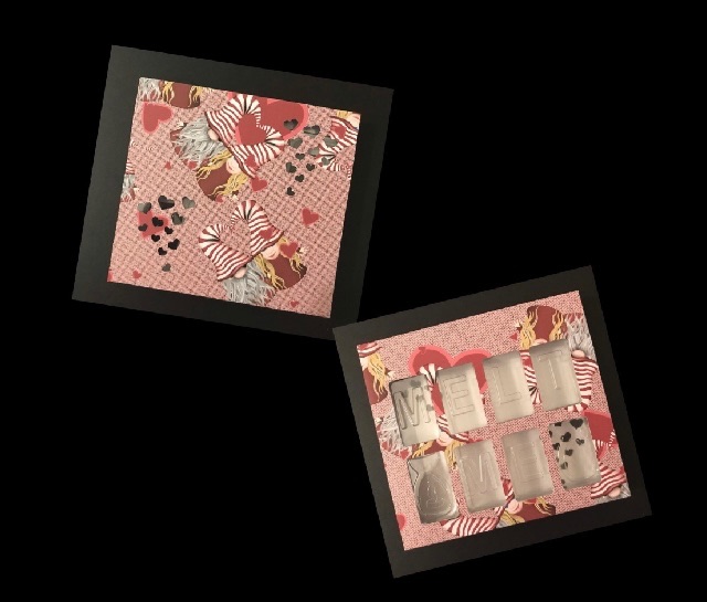 Stansfields HB (Plain or Melt Me) Clamshell Box Sleeve with Hearts (Made to Order)