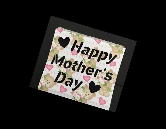 Happy Mother&rsquo;s Day Home Bargains Box Sleeve  with Hearts (Made to Order)