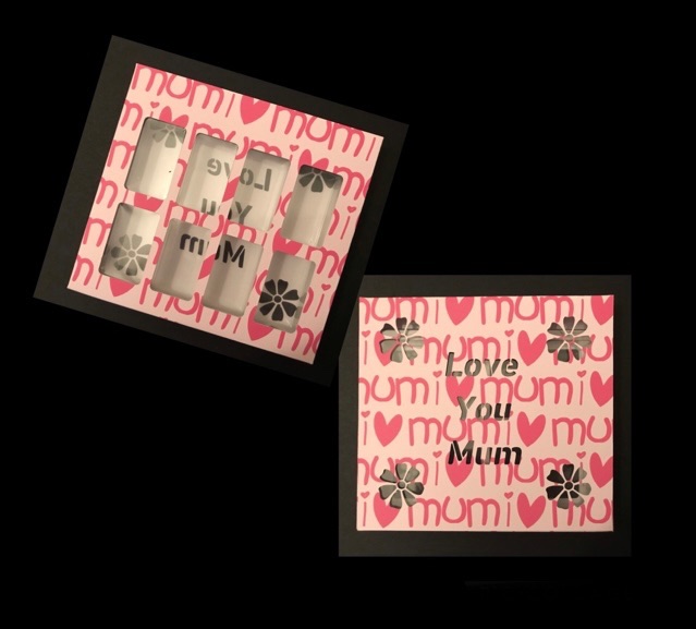 Stansfields HB (Plain or Melt Me) Clamshell Box Sleeve with Love You Mum (Made to Order)