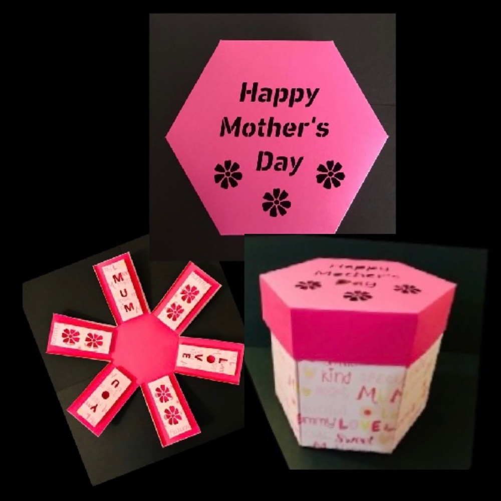 Happy Mother&rsquo;s Day, Mother's Day Themed Exploding Box (Made to Order)