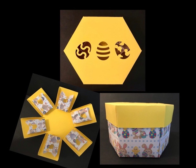 Small Easter Themed Exploding Box (Made to Order)