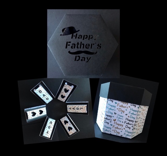 Father's Day Themed Exploding Box (Made to Order)