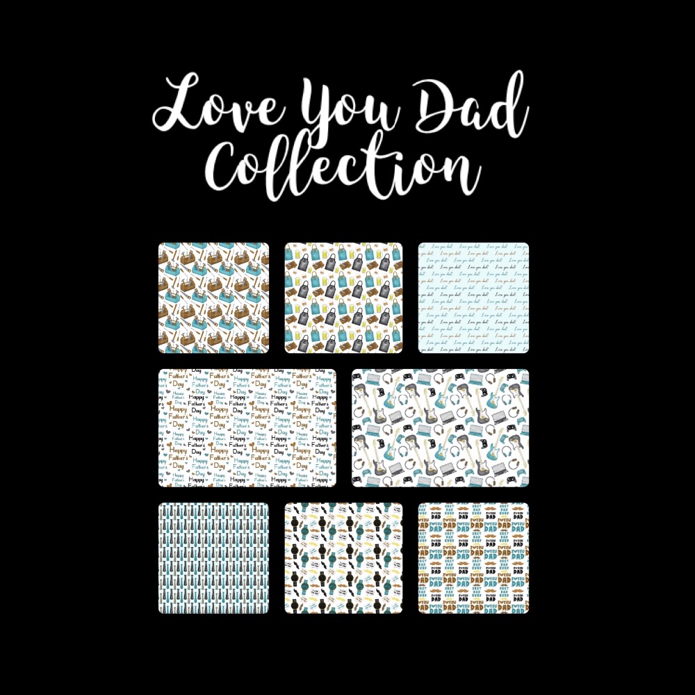 Love You Dad Collection Card Design