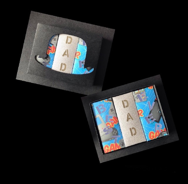 Trio Snap Bar Presentation Box &lsquo;Best Dad Ever&rsquo; (Made to Order)