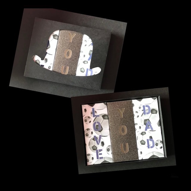 Trio Snap Bar Presentation Box &lsquo;Love You Dad&rsquo; (Made to Order)