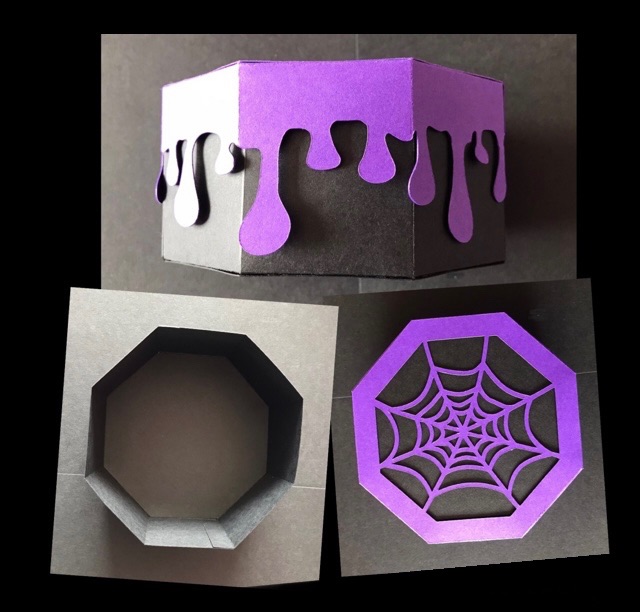 Spiders Web Halloween Themed Gift Box (Made to Order)