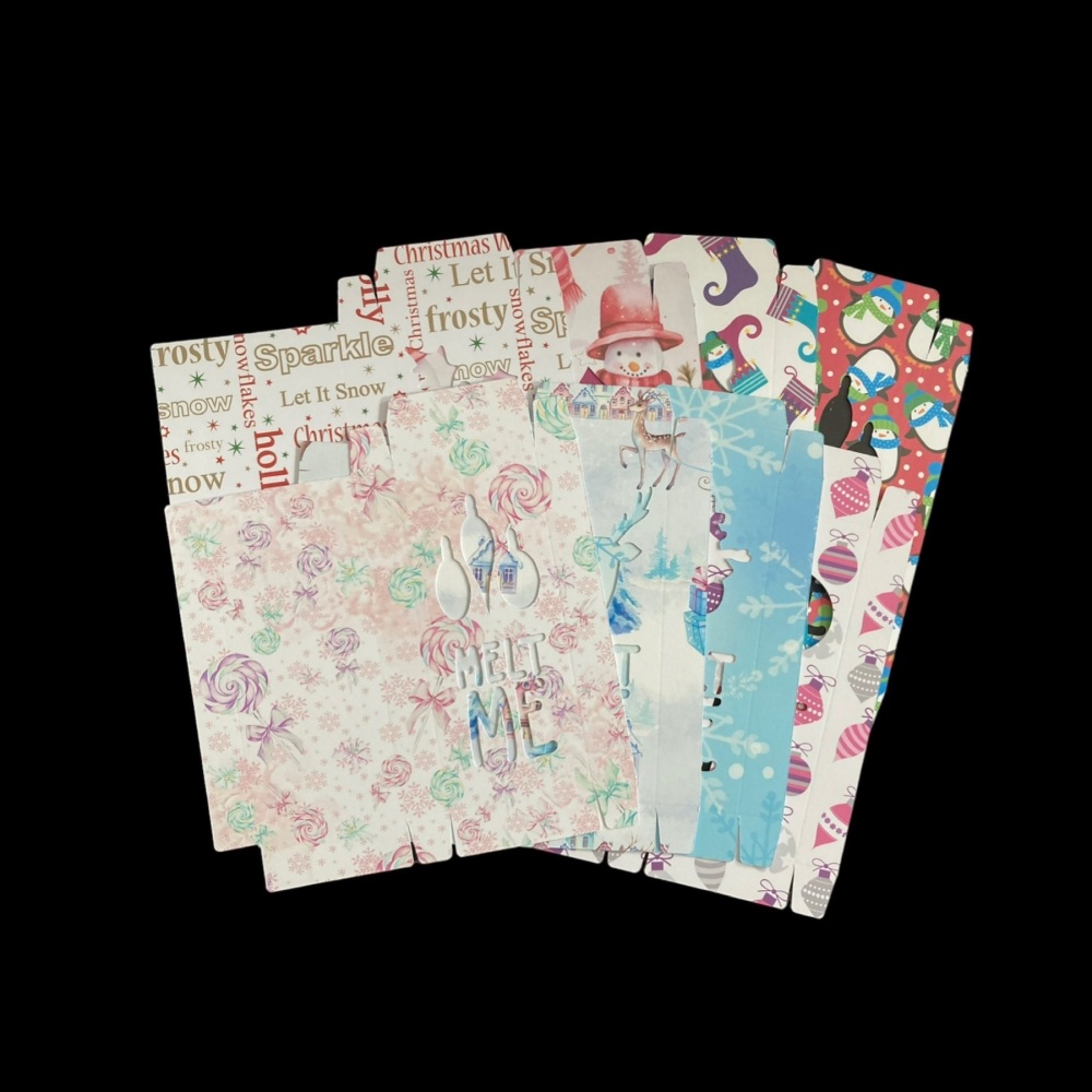  50 x Random Xmas Collection Snap Bar Boxes (Ready to Go)