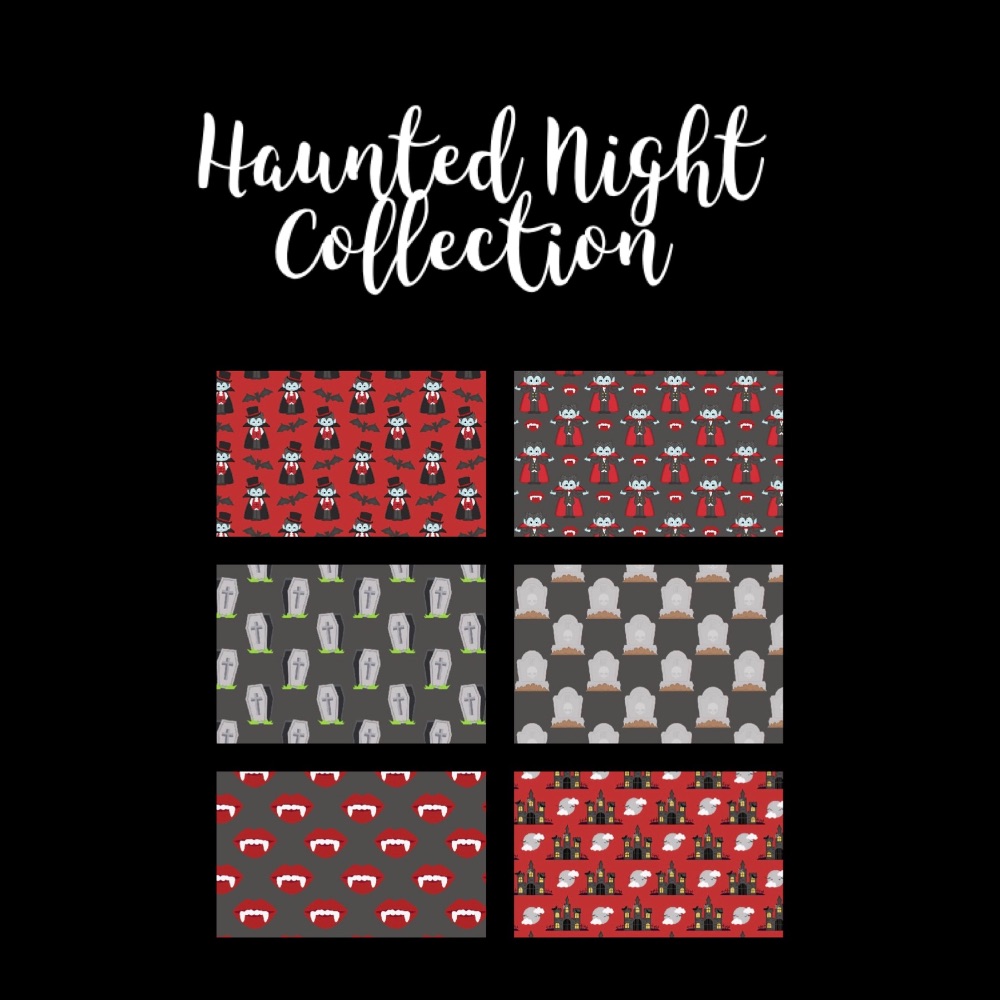 <!--020-->Haunted Night Card Design