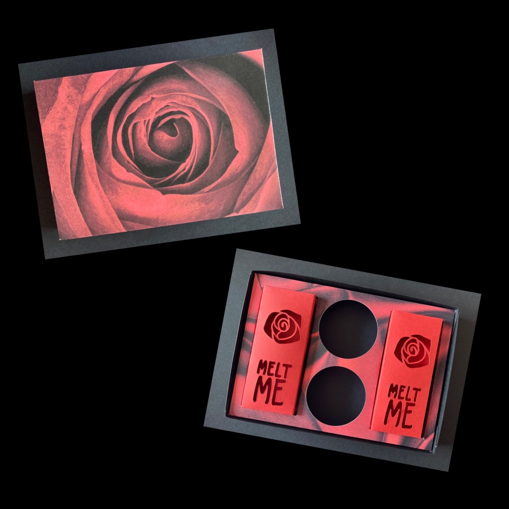 Red Rose/Valentines Themed Snap Bar and Deli Pot Selection Box (Made to Order)