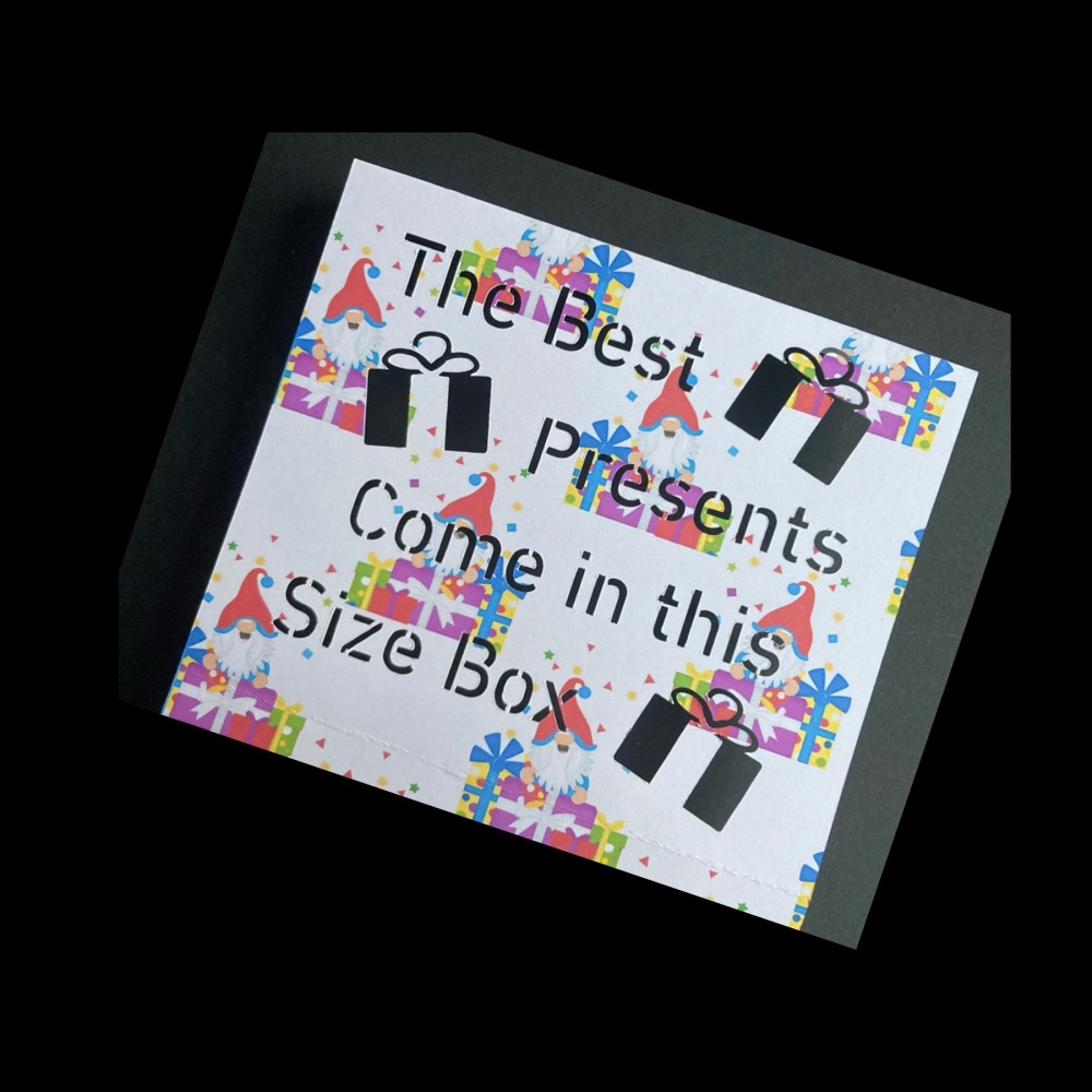 'The Best Presents come in This Size Box' Home Bargains Box Sleeve (Made to Order)