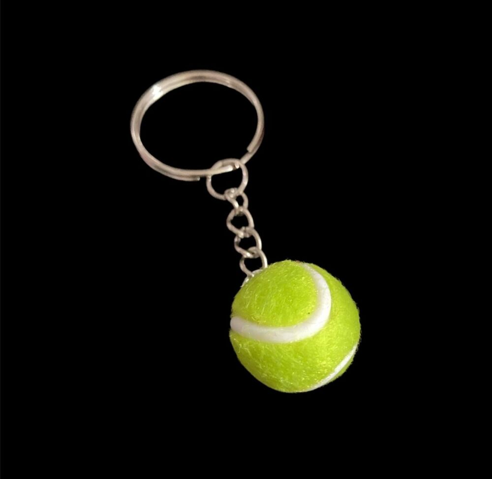 *Green Tennis Ball Keyring