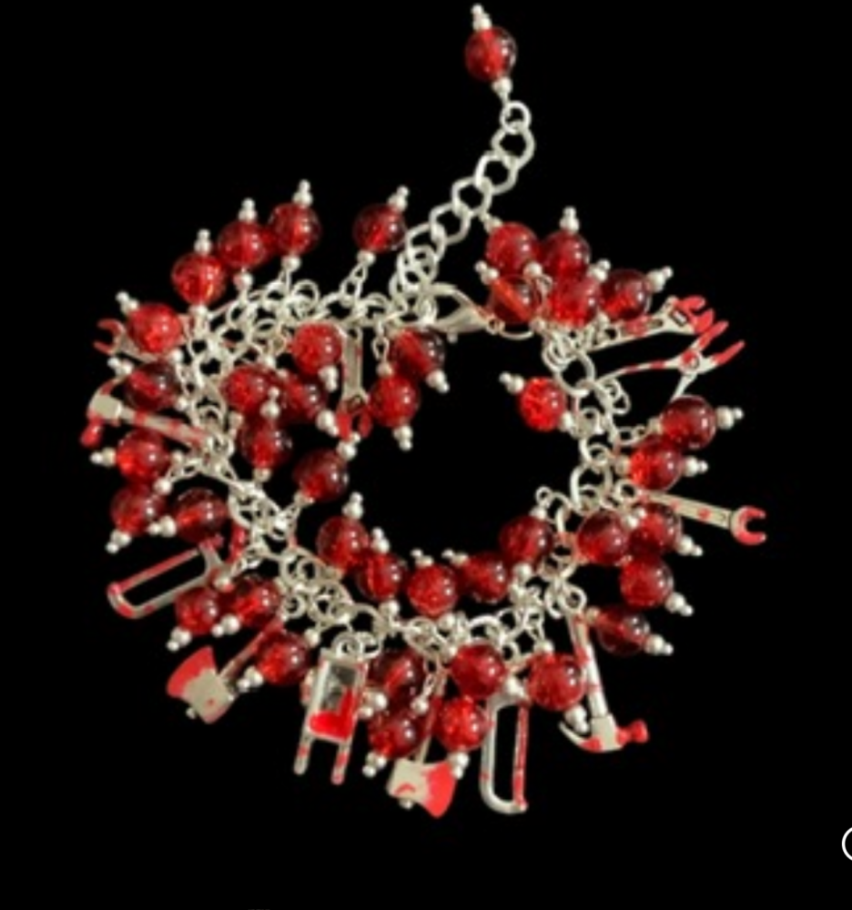 *Blood Soaked Tools and Bead Charm Bracelet