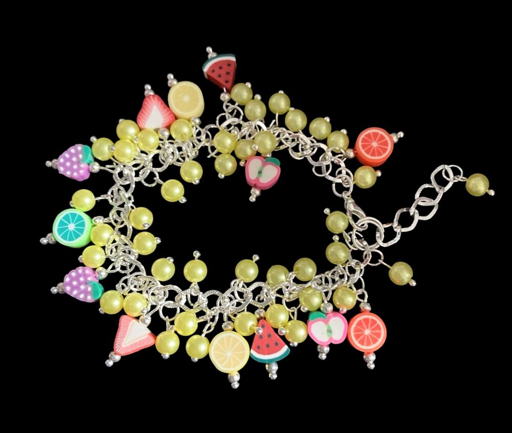 *Fruit Salad and Bead Charm Bracelet