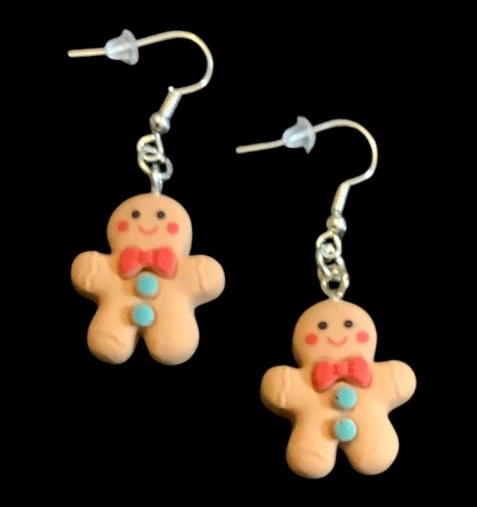 *Gingerbread Man Earrings