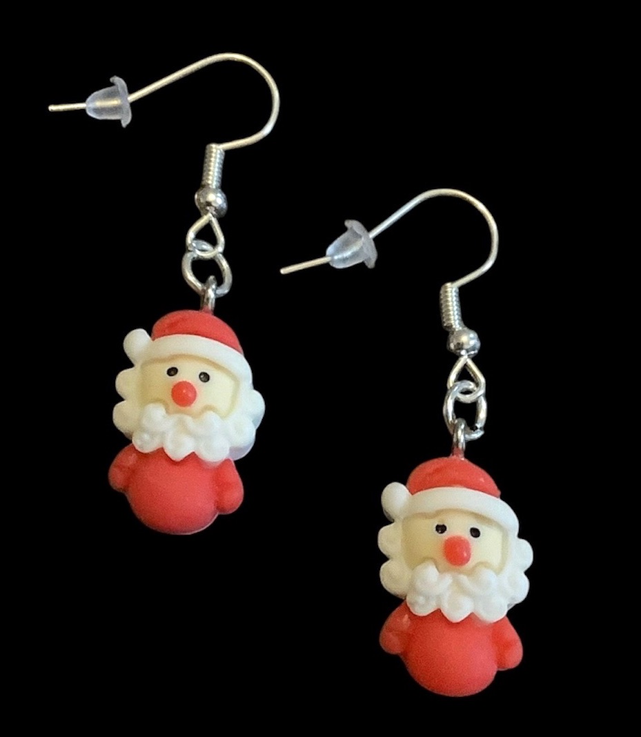 *Mini Father Xmas Earrings