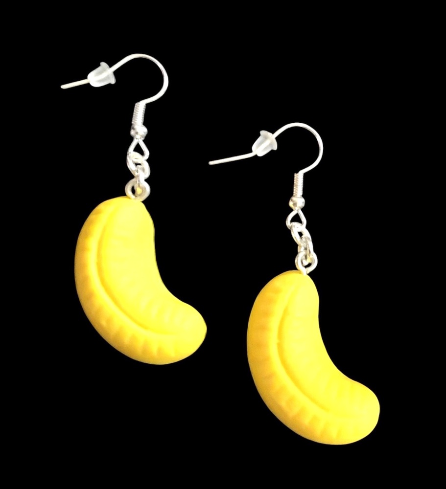 *Sliced Banana Earrings