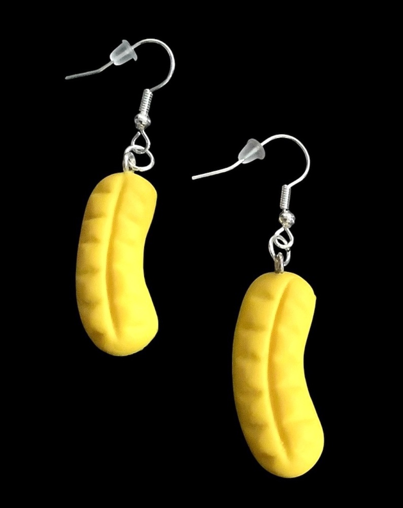 *Sliced Banana Earrings