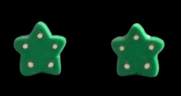 *Mini Star Fruit Slice Stud Earrings