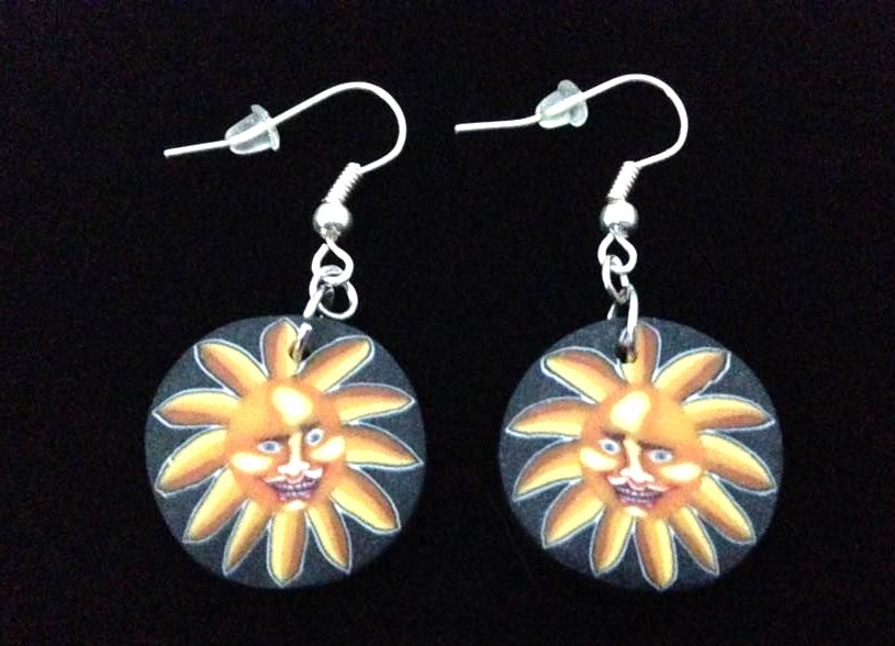 *No.220 Creepy Face Charm Earrings