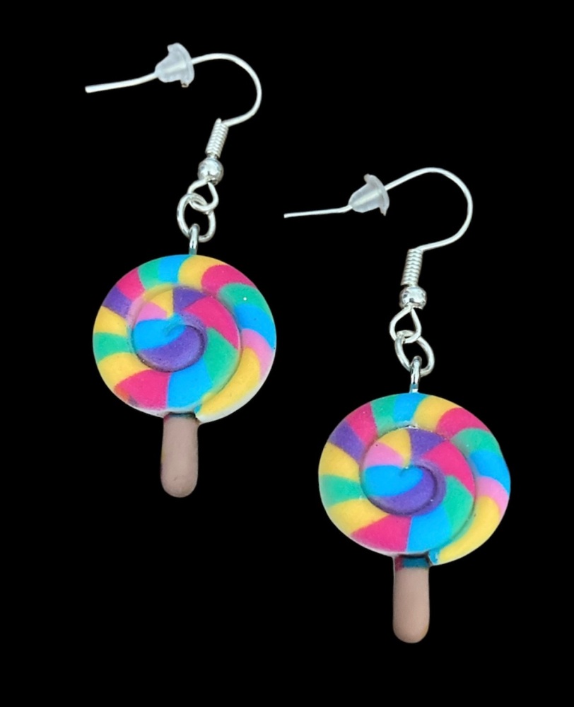 *Multicoloured Lolly Earrings