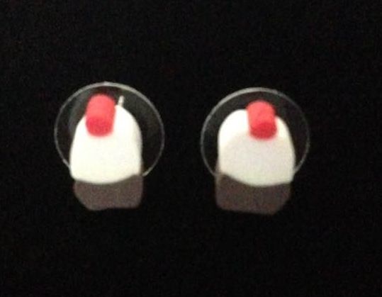 *No.525 Mini Cake Stud Earrings