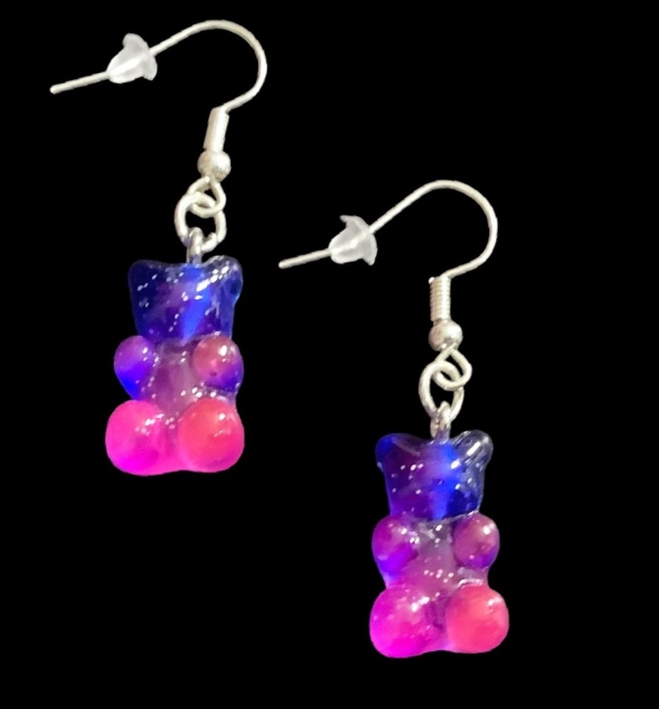 Multicoloured Gummi Bear Earrings