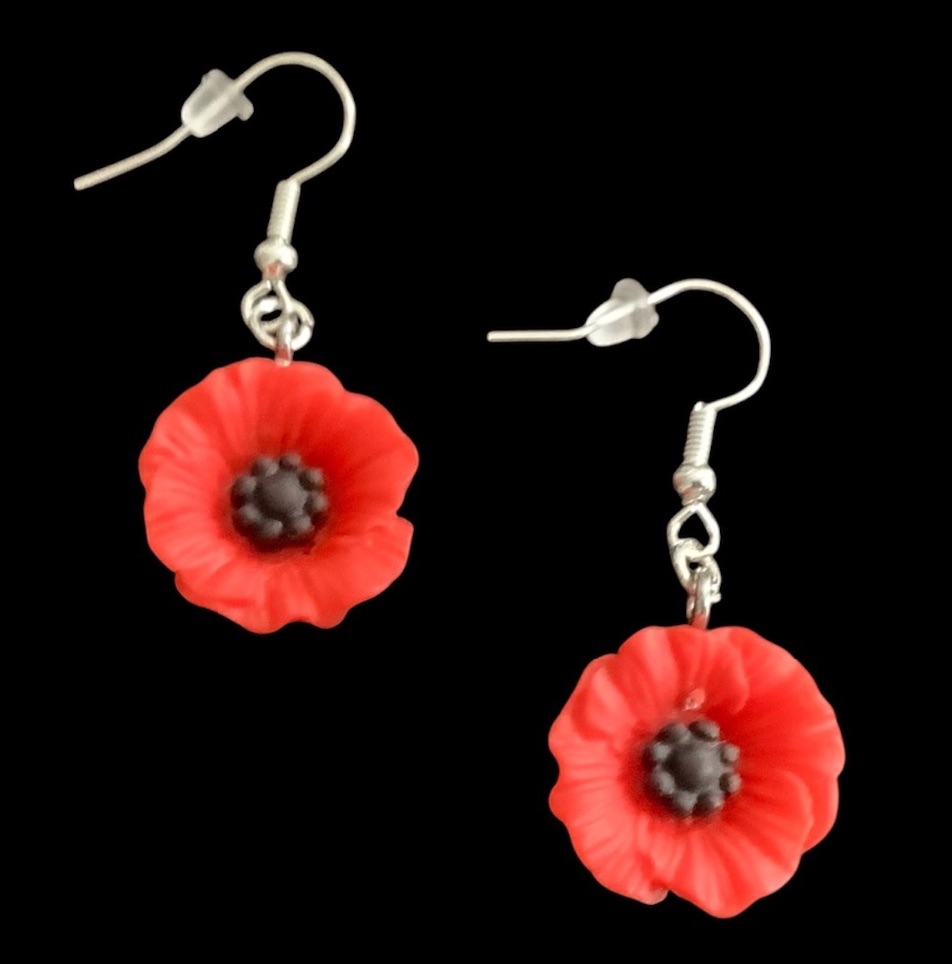 *Poppy Charm Earrings