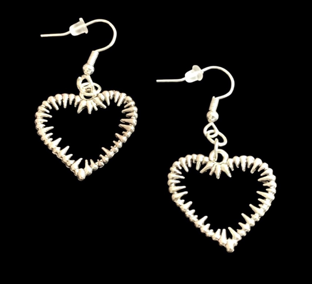 *Barbed Heart Earrings