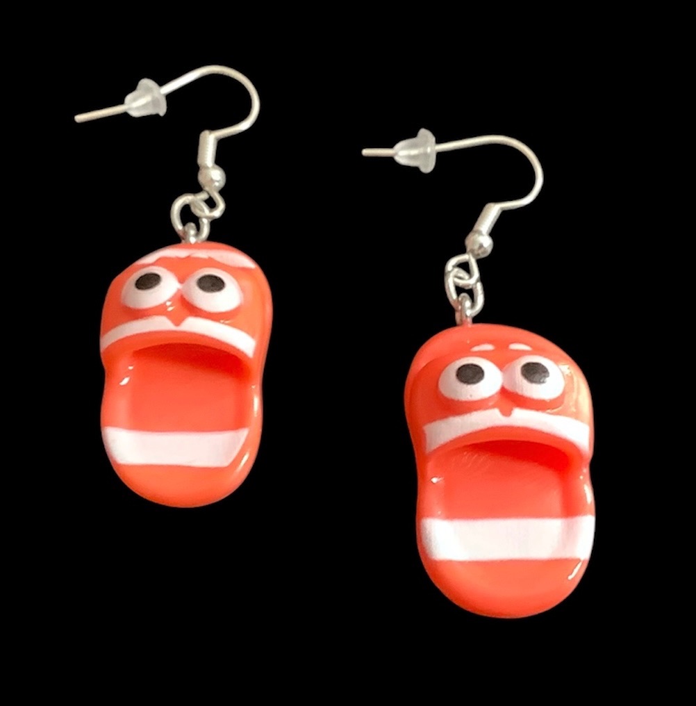 *3D Croc Earrings