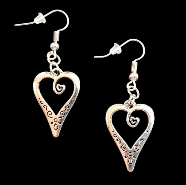 *Heart in Heart Earrings