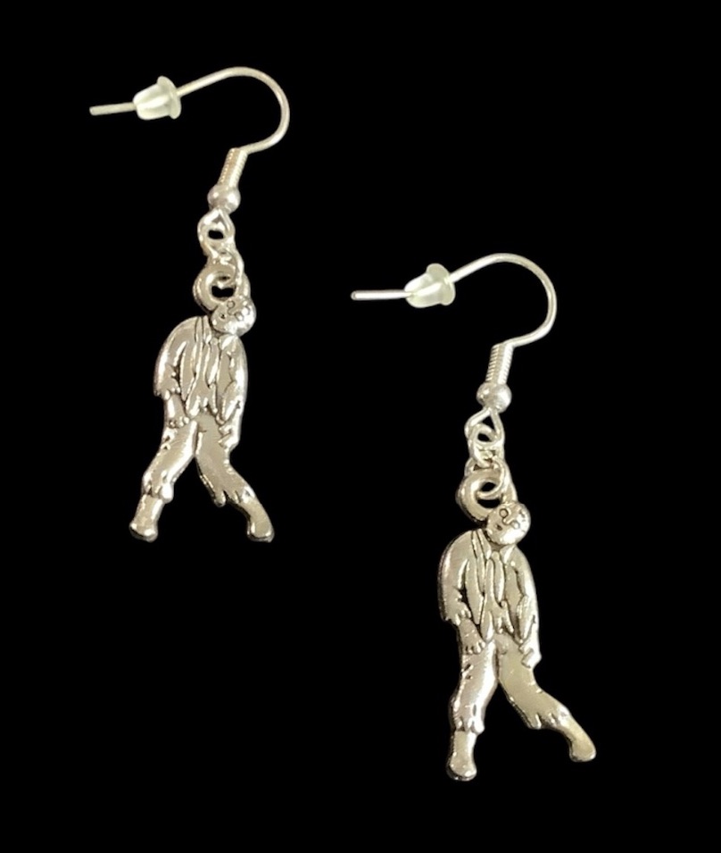 *No.1523 Tibetan Silver Zombie Earrings