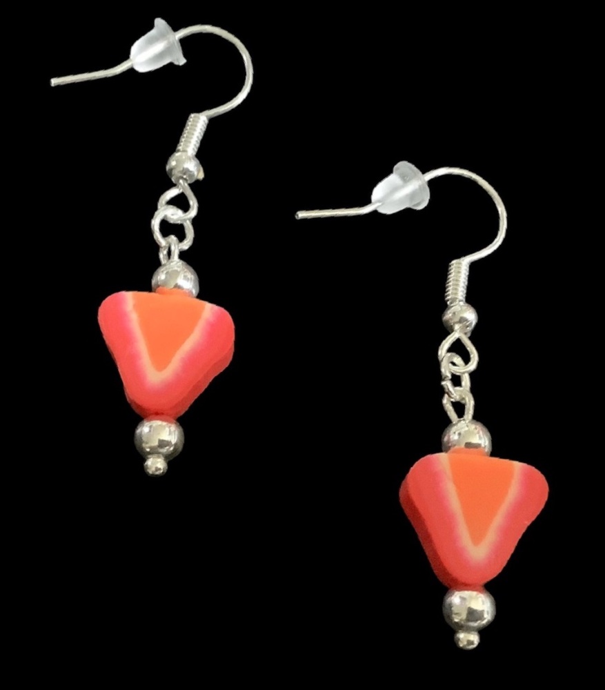 *Mini Strawberry Slice Earrings