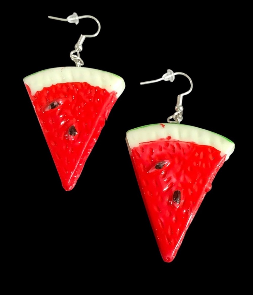*Extra Large Watermelon Slice Earrings