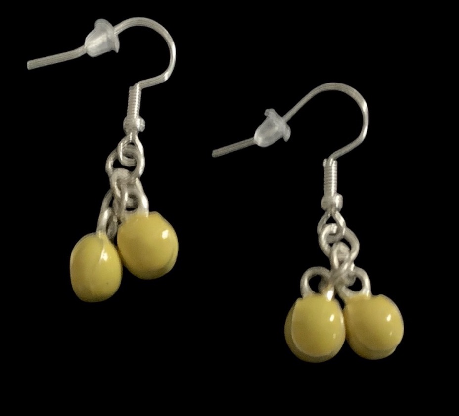 *No.154 Tennis Ball Earrings